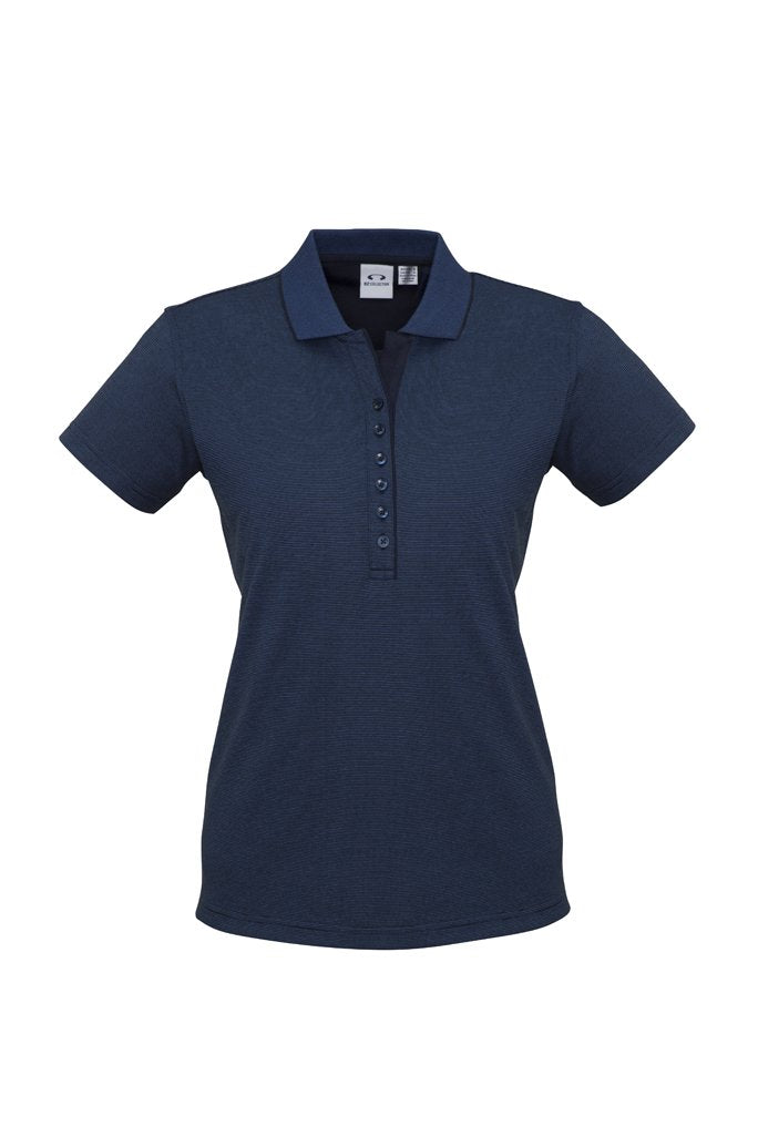 Biz Collection Ladies Shadow Polo   P501Ls - Star Uniforms Australia