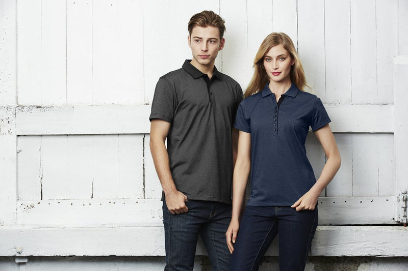 Biz Collection Ladies Shadow Polo   P501Ls - Star Uniforms Australia