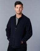 Winning Spirit -Men's Bonded Polar Fleece Full Zip Fitted Jacket-PF07