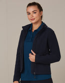 Winning Spirit-Ladies' Bonded Polar Fleece Full Zip Fitted Jacket-PF08