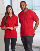 Winning Spirit -Poly/Cotton Pique Knit Short Sleeve Polo (Unisex)-PS11