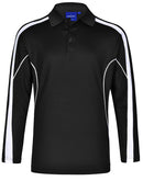 Winning Spiri-Men's TrueDry Fashion Long Sleeve Polo-PS69