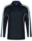 Winning Spiri-Men's TrueDry Fashion Long Sleeve Polo-PS69