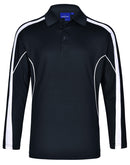 Winning Spiri-Men's TrueDry Fashion Long Sleeve Polo-PS69