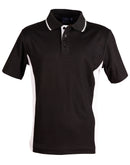 Winning Spirit- Teammate Truedry Contrast Short Sleeve Kids Polo (PS73K)
