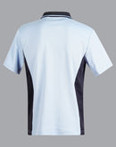 Winning Spirit- Teammate Truedry Contrast Short Sleeve Kids Polo (PS73K)