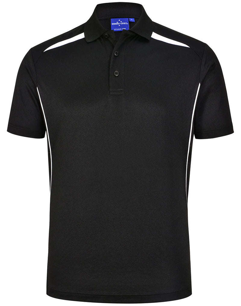 Winning Spirit - Mens Sustainable Poly/Cotton Contrast SS Polo - PS93 - 1st