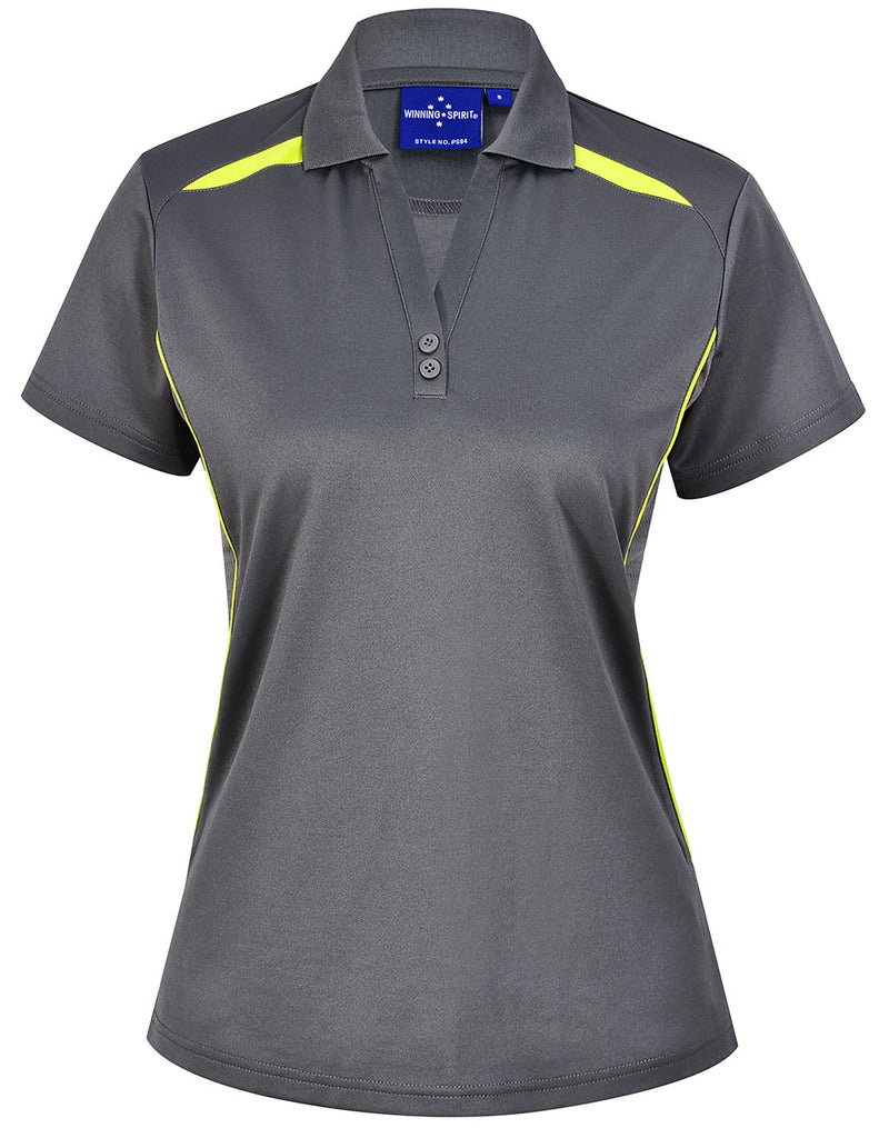 Winning Spirit - Ladies Sustainable Poly/Cotton Contrast S/S Polo - PS94 - 1st