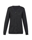 Biz Care-Womens Button Front Cardigan-CK045LC