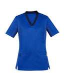 Biz Care-Womens Riley V-Neck Scrub Top-CST043LS