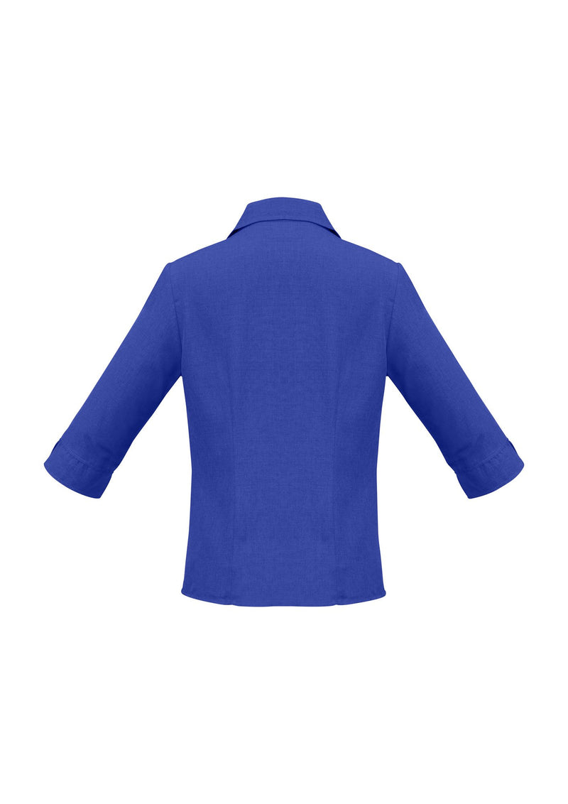 Biz Care Ladies Plain Oasis 3/4 Sleeve Shirt Lb3600 - Star Uniforms Australia