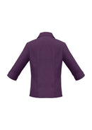 Biz Care Ladies Plain Oasis 3/4 Sleeve Shirt Lb3600 - Star Uniforms Australia