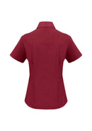 Biz Care Ladies Plain Oasis Short Sleeve Shirt LB3601 - Star Uniforms Australia