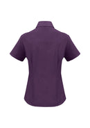 Biz Care Ladies Plain Oasis Short Sleeve Shirt LB3601 - Star Uniforms Australia