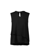 Biz Corporates - Seville Womens Sleeveless Layered Blouse - RB260LN