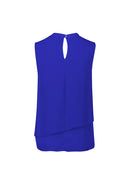 Biz Corporates - Seville Womens Sleeveless Layered Blouse - RB260LN