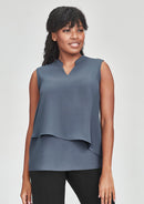 Biz Corporates - Seville Womens Sleeveless Layered Blouse - RB260LN