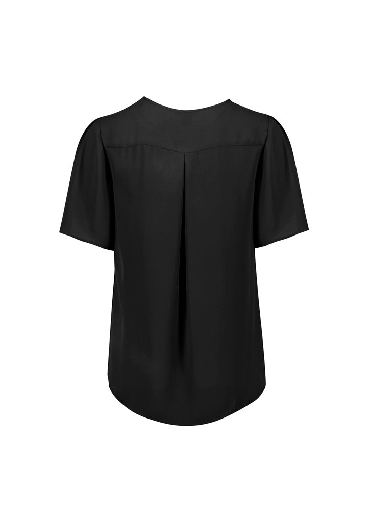 Biz Corporates - Vienna Womens Short Sleeve Blouse - RB261LS