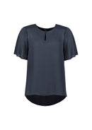 Biz Corporates - Vienna Womens Short Sleeve Blouse - RB261LS