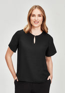 Biz Corporates - Vienna Womens Short Sleeve Blouse - RB261LS