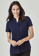 Biz Corporate Womens Juliette S/S Blouse Rb977Ls - Star Uniforms Australia