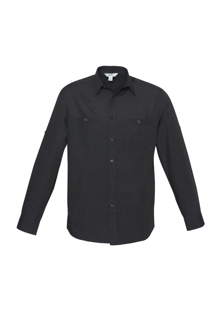 Biz Collection Mens Bondi Long Sleeve Shirt   S306Ml - Star Uniforms Australia