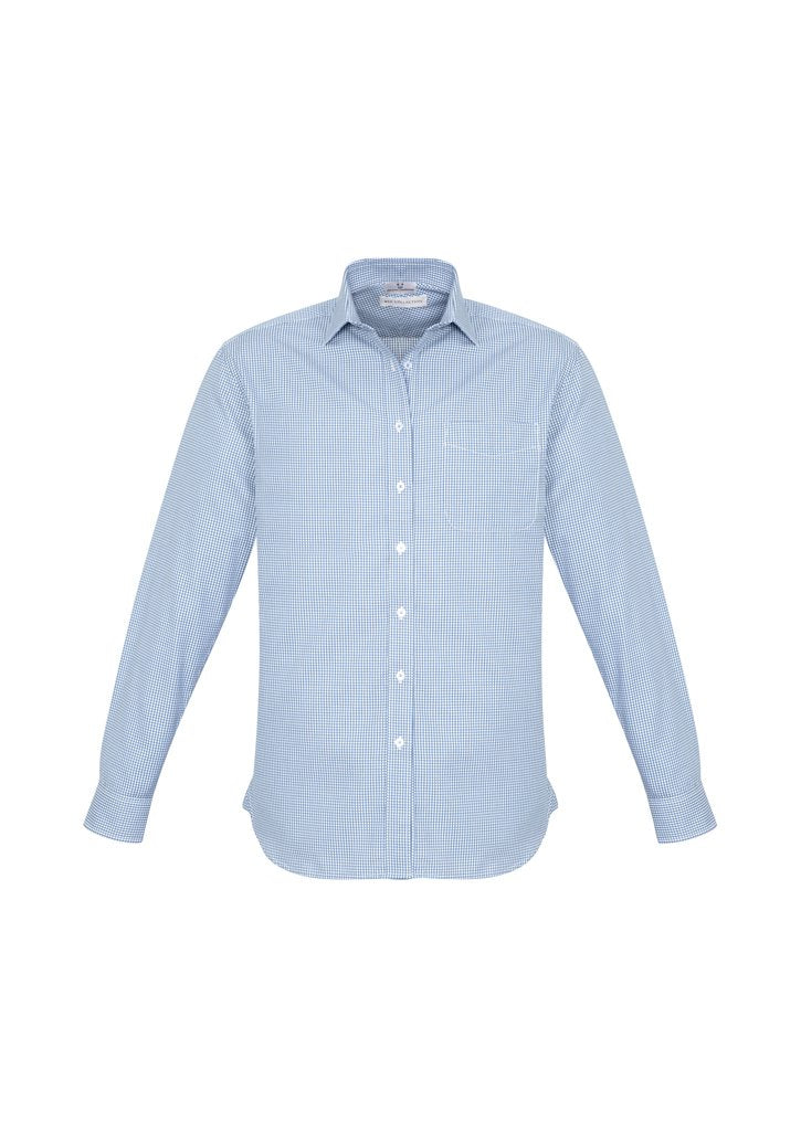 Biz Collection Mens Ellison Long Sleeve Shirt   S716Ml - Star Uniforms Australia