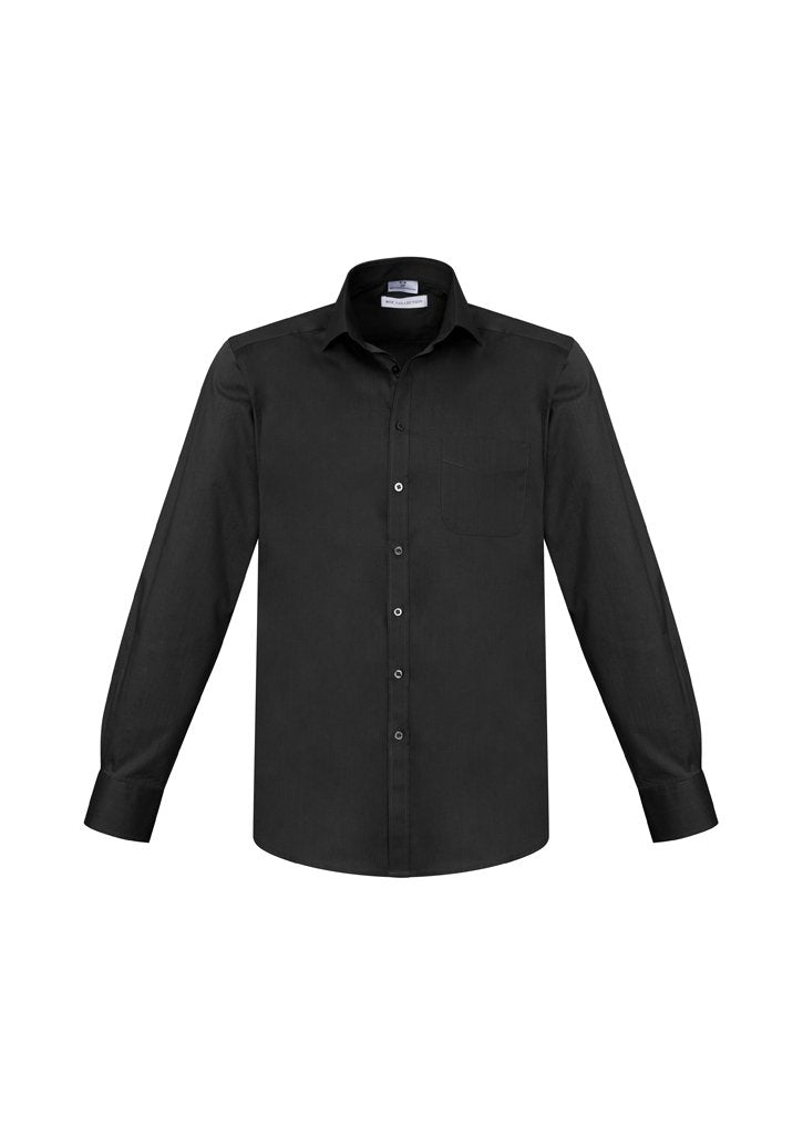Biz Collection Mens Monaco Long Sleeve Shirt   S770Ml - Star Uniforms Australia