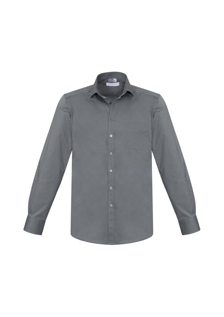 Biz Collection Mens Monaco Long Sleeve Shirt   S770Ml - Star Uniforms Australia