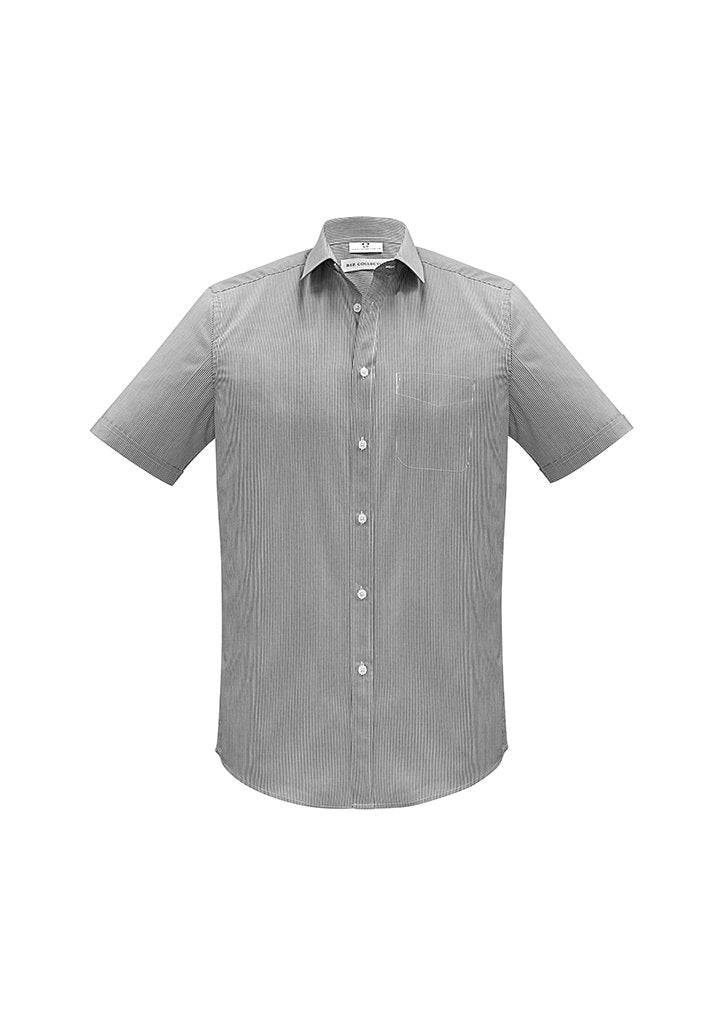Biz Collection-Mens Euro Short Sleeve Shirt-S812MS