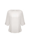 Biz Collection Ladies Madison Boatneck Blouse  S828LL - Star Uniforms Australia