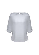 Biz Collection Ladies Madison Boatneck Blouse  S828LL - Star Uniforms Australia