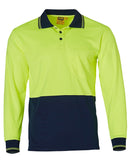 Winning Spirit-Hi Visibility Long Sleeve CoolDry Micro-mesh Safety Polo-SW05CD