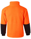 Winning Spirit-Hi-Vis Polar Fleece Half Zip Pullover-SW07