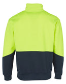 Winning Spirit-Men's Hi-Vis Long Fleece Sweat with Collar-SW13A
