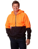 Winning Spirit-Men's High Visibility Two Tone Fleecy Hoodie-SW24
