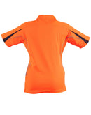 Winning Spirit-Ladies' Hi-Vis Legend Short Sleeve Polo With Reflective Piping-SW26A