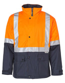 Winning Spirit - Hi-Vis Two Tone Rain Proof Jacket With Quilt Lining - SW28A