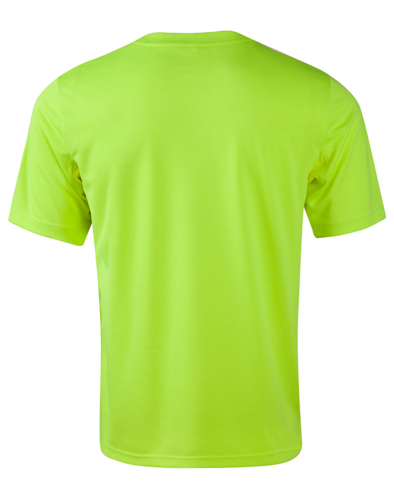 Winning Spirit-SW39 HI-VIS Mini Waffle Safety Tee-Unisex