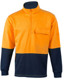 Winning Spirit-Hi-Vis Two Tone Cotton Fleecy Sweat-SW47