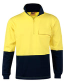 Winning Spirit-Hi-Vis Two Tone Cotton Fleecy Sweat-SW47