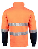 Winning Spirit -Hi-vis Two Tone Cotton Fleecy Sweat-SW48