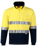 Winning Spirit -Hi-vis Two Tone Cotton Fleecy Sweat-SW48
