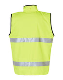 Winning Spirit-High Visibility Reversible Mandarine Collar Safety Vest -SW49