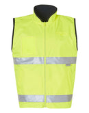 Winning Spirit-High Visibility Reversible Mandarine Collar Safety Vest -SW49