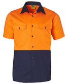 Winning Spirit-High Visibility Short Sleeve Work Shirts-SW53