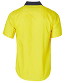 Winning Spirit -Hi-Vis Two Tone Cool-Breeze Short Sleeve Cotton Work Shirt-SW57