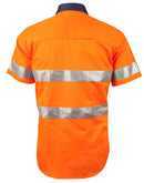 Winning Spirit-Men's High Visibility Cool-Breeze Cotton Twill Safety Shirts With Reflective 3M Tapes -SW59