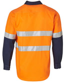Winning Spirit-Men's High Visibility Cotton Twill Safety Shirts-SW68