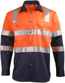 Winning Spirit-Biomotion Day/night Light Weight Safety Shirt With X Back Tape Configuration-SW70